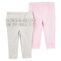 CARTER'S - Buzo Algodón Pack 2 Unidades Bebé Niña