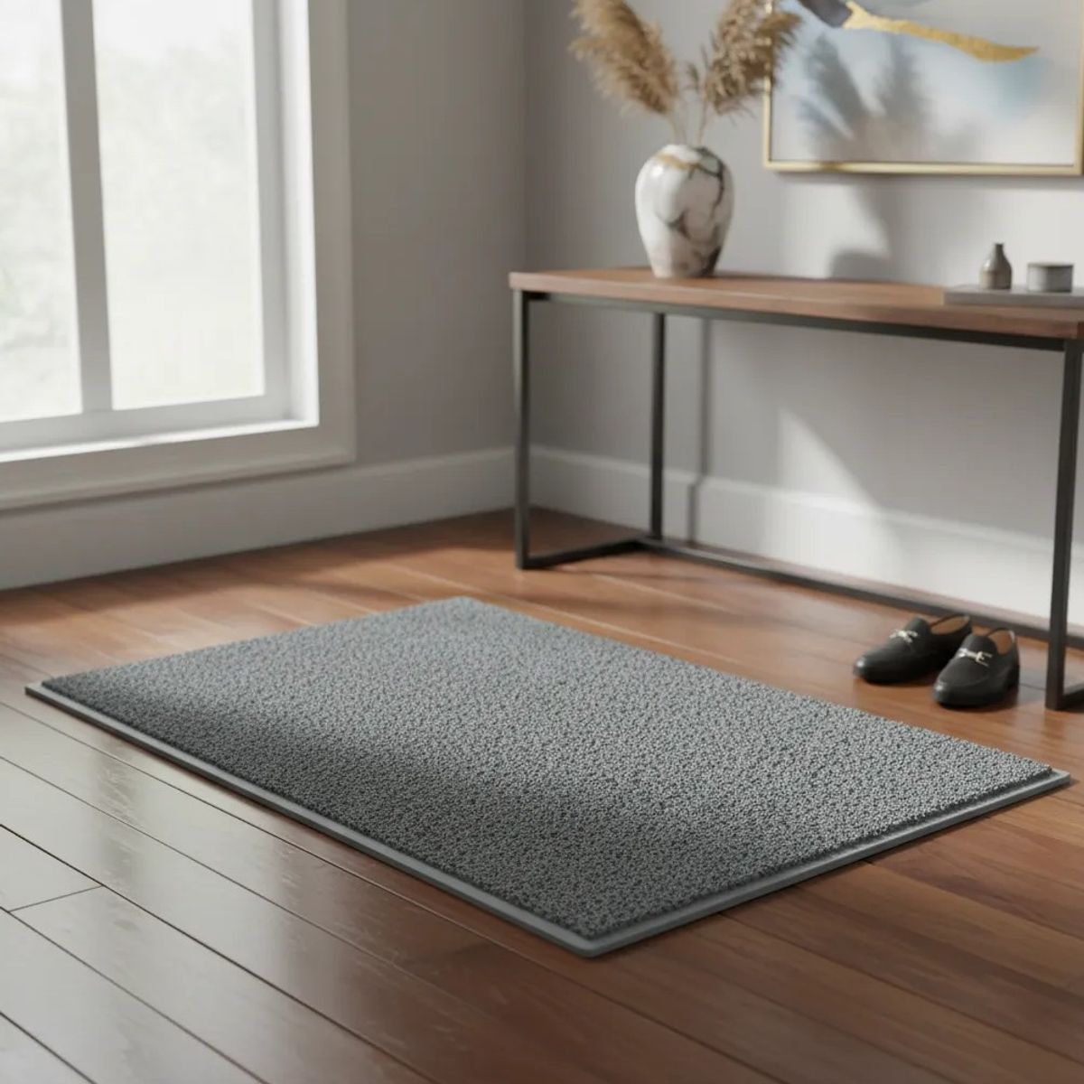 GENERICO - Limpia Pies PVC Alto Trafico  120x180 Gris