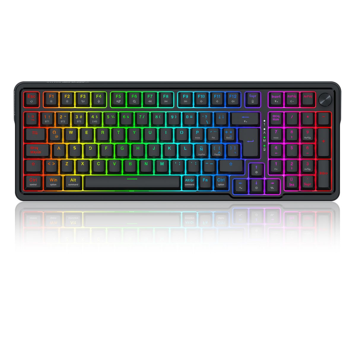 REDRAGON - Teclado Redragon Eisa Pro K686RGB-PRO SP Wireless Español