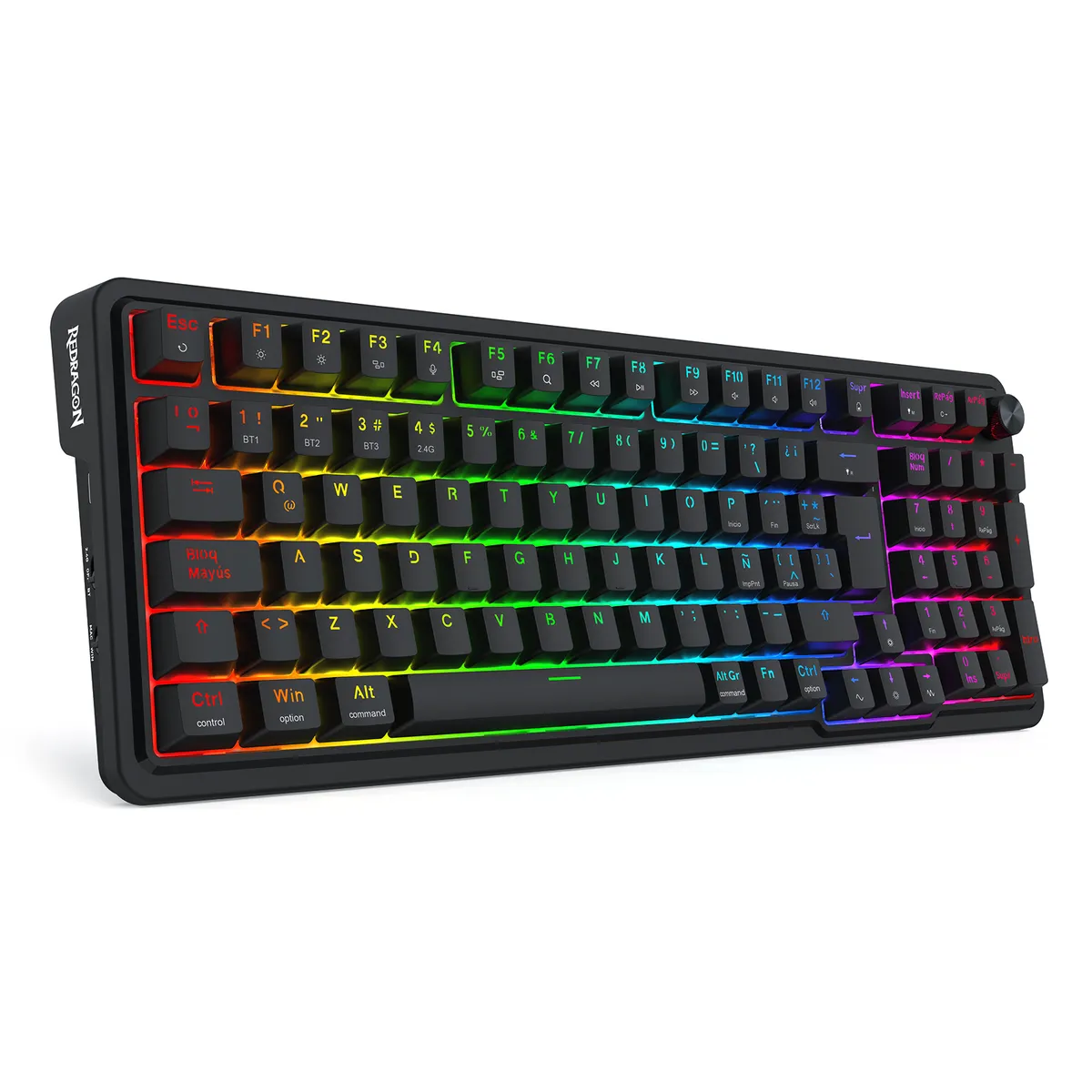 REDRAGON - Teclado Redragon Eisa Pro K686RGB-PRO SP Wireless Español