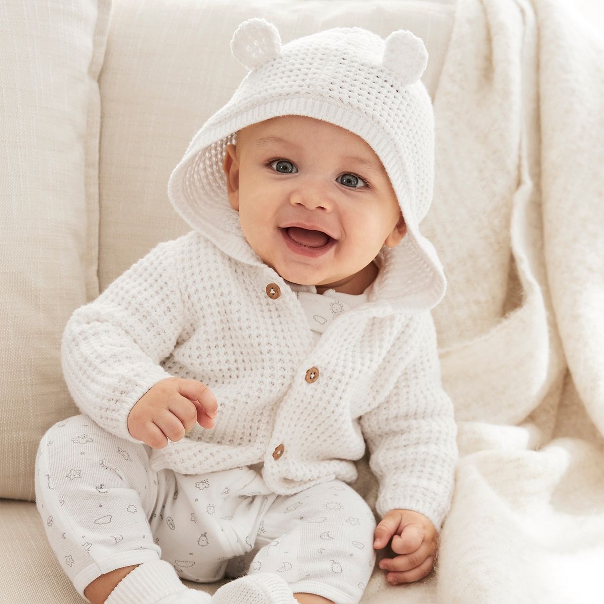 CARTER'S - Chaleco Con Capucha Algodón Bebé Unisex Carter's