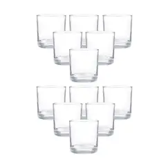 CRISTAR - Set 12 Vasos Bajos Modelo Lexington 311ml Whisky Pisco