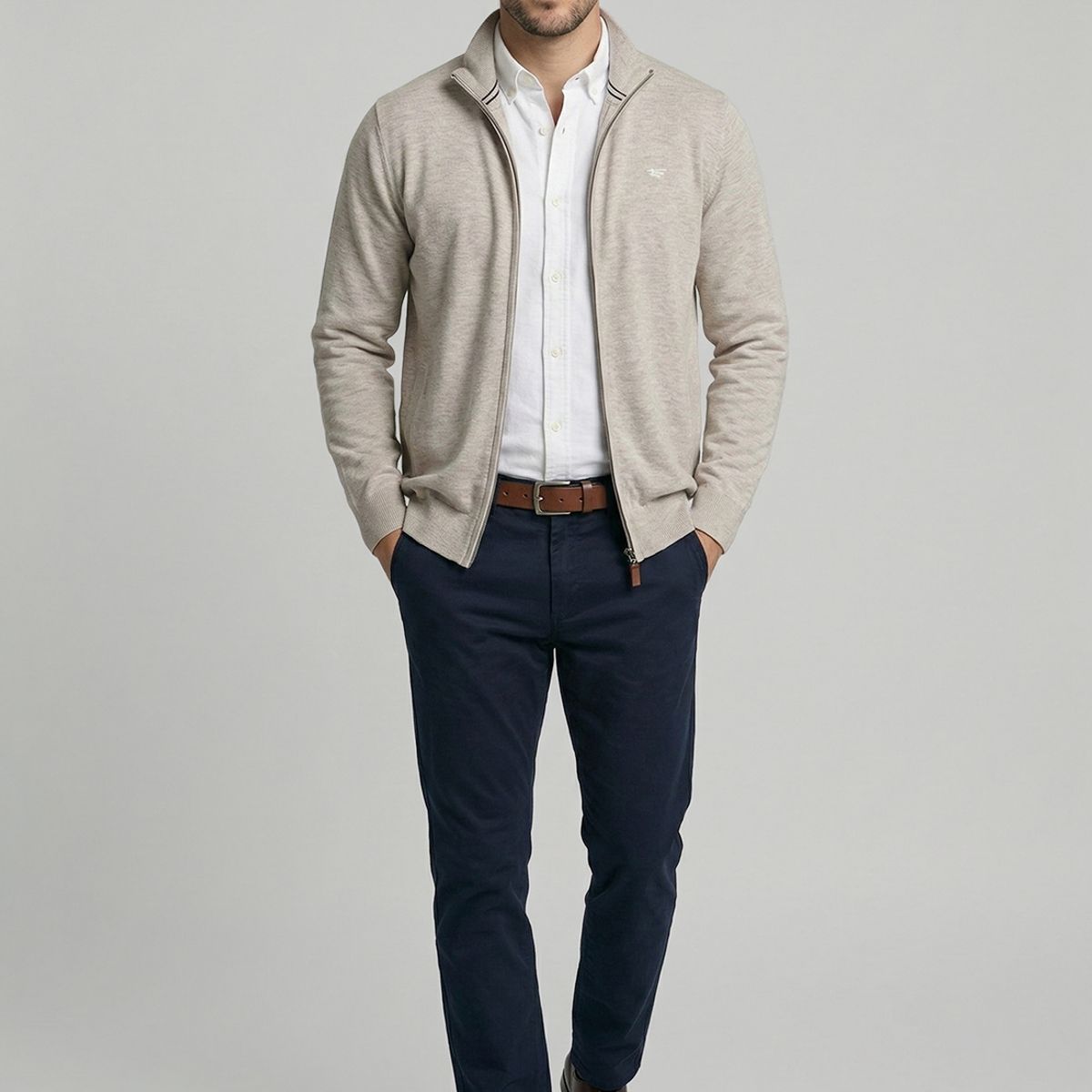 FEROUCH - Sweater Berkeley Beige Melange Ferouch