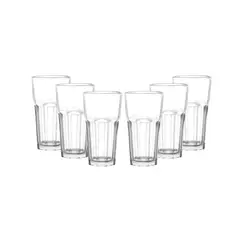 CRISTAR - Set 6 Vasos Cooler Lisboa 493 Cc