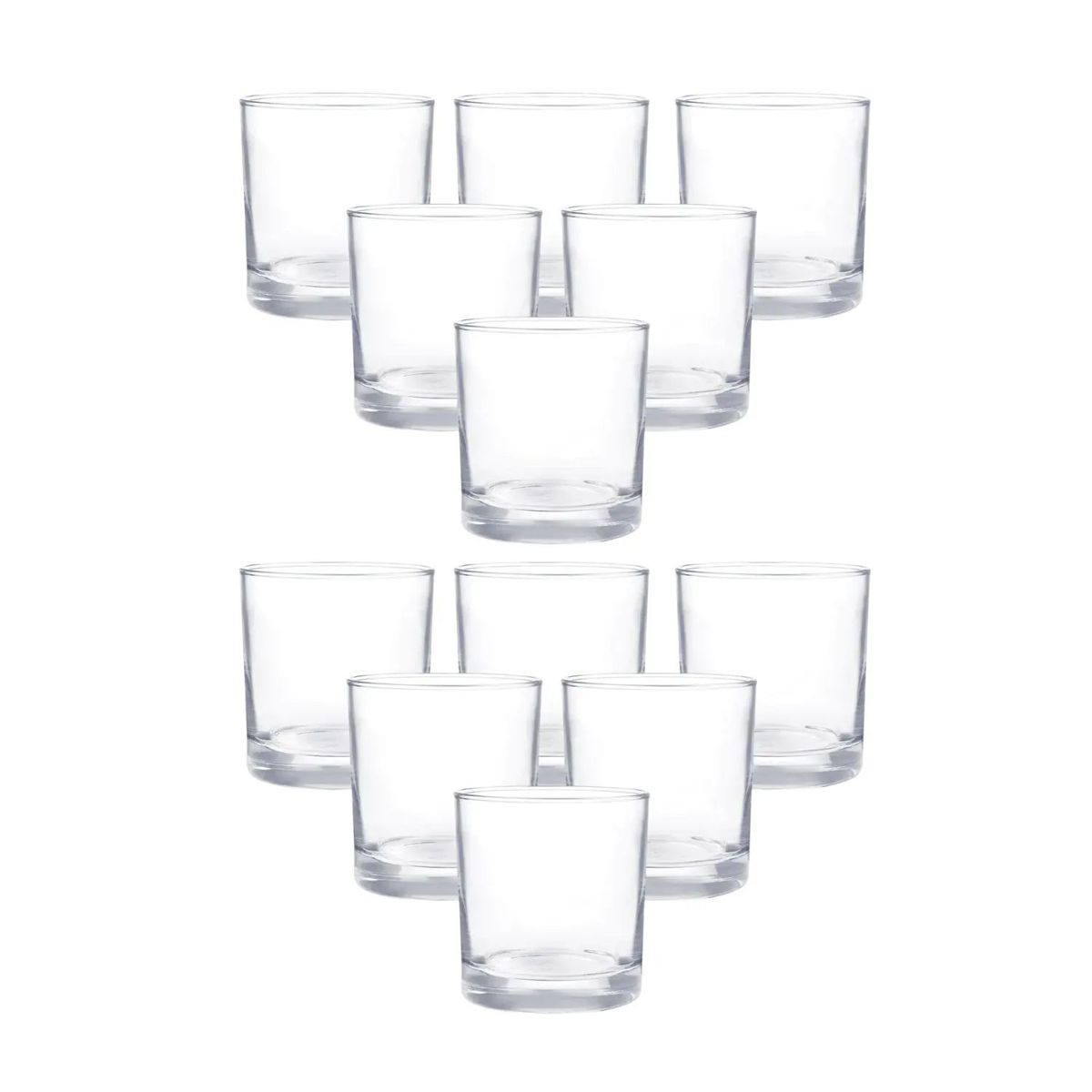 CRISTAR - Set 12 Vasos Bajos Modelo Lexington 311ml Whisky Pisco