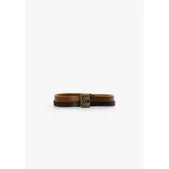 SCALPERS - Pulsera Doble Piel Calavera