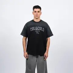 COLO COLO - Polera Colo-Colo Urbano "Para Toda la Vida" Negro