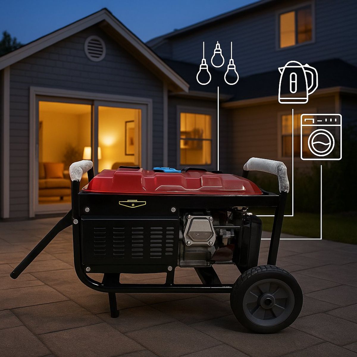 GENERICO - Generador Eléctrico 3500W 220V 50HZ