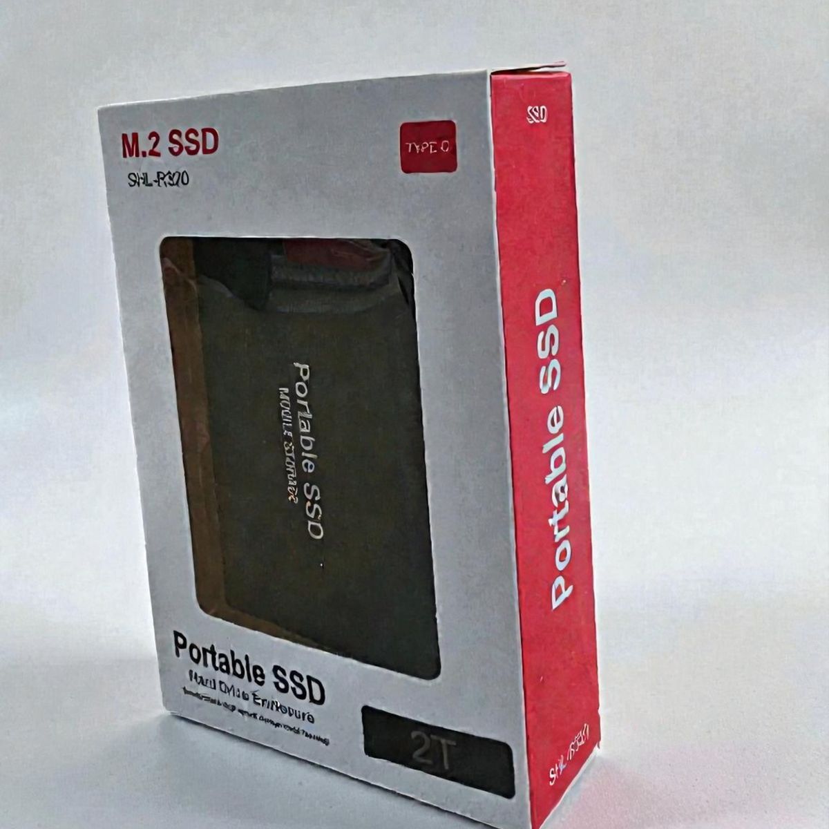 GENERICO - Disco Duro Externa 2tb 2.0 Disco Duro Externo USB Tipo C Negro