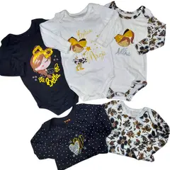 TEDMIMAK - Set 5 Bodys Manga Larga 18/24 Meses Magic