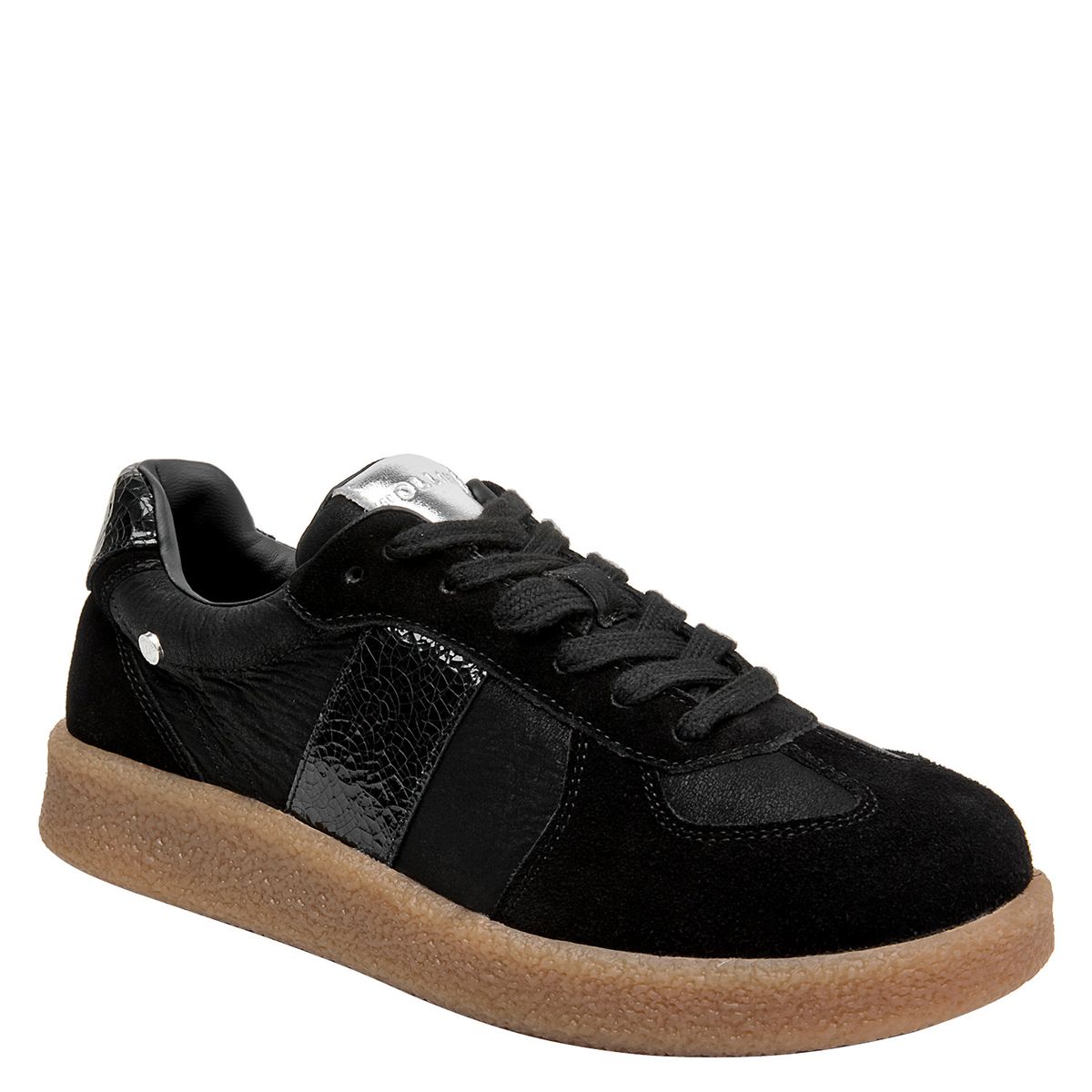 POLLINI - Zapatilla Casual Mujer Negro Pollini