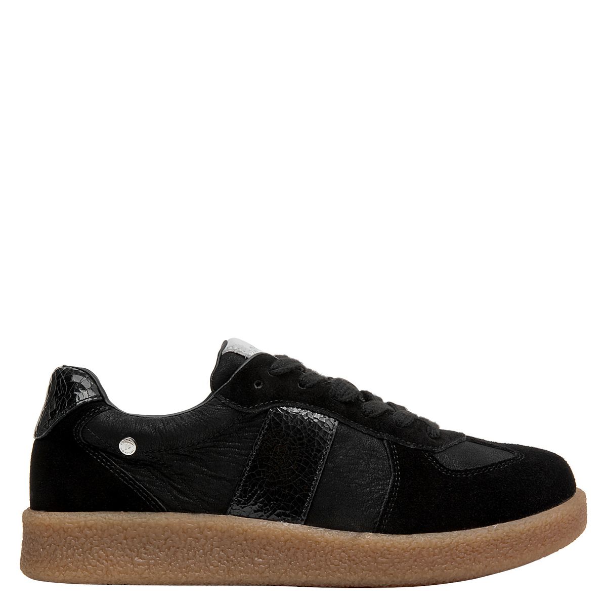 POLLINI - Zapatilla Casual Mujer Negro Pollini