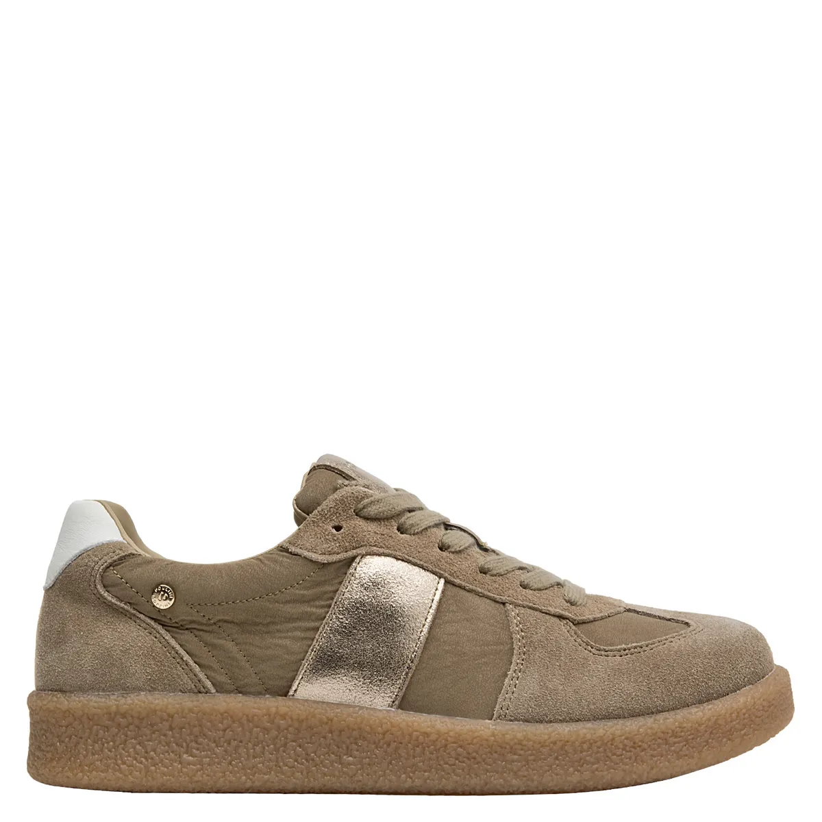 POLLINI - Zapatilla Casual Mujer Marrón claro Pollini