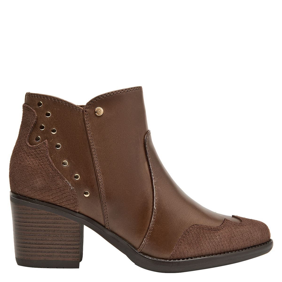 POLLINI - Botín Mujer Casual Marrón  Pollini