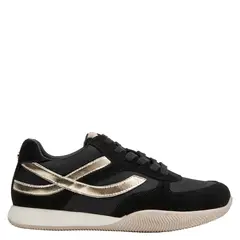 POLLINI - Zapatilla Casual Mujer Negro