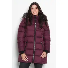 WADOS - PARKA MANGA LARGA CON CAPUCHA Y CIERRE EN DELANTERO