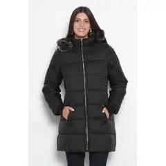 WADOS - PARKA MANGA LARGA CON CAPUCHA Y CIERRE EN DELANTERO
