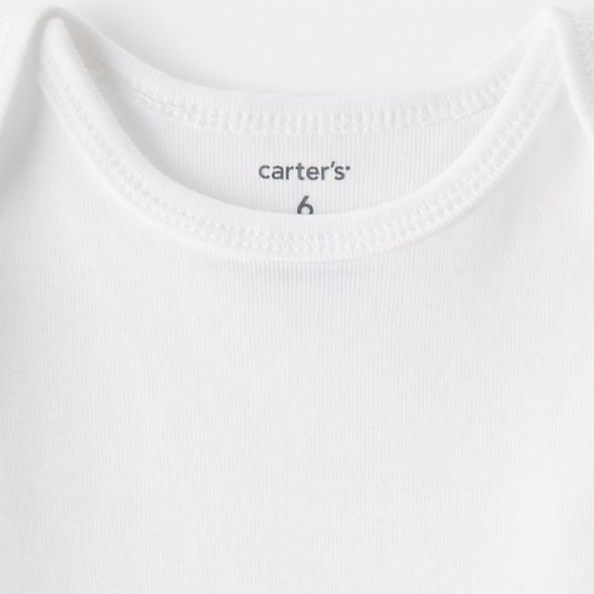 CARTER'S - Pack 5 Bodys Básicos Manga Corta Algodón Bebé Unisex Carter's