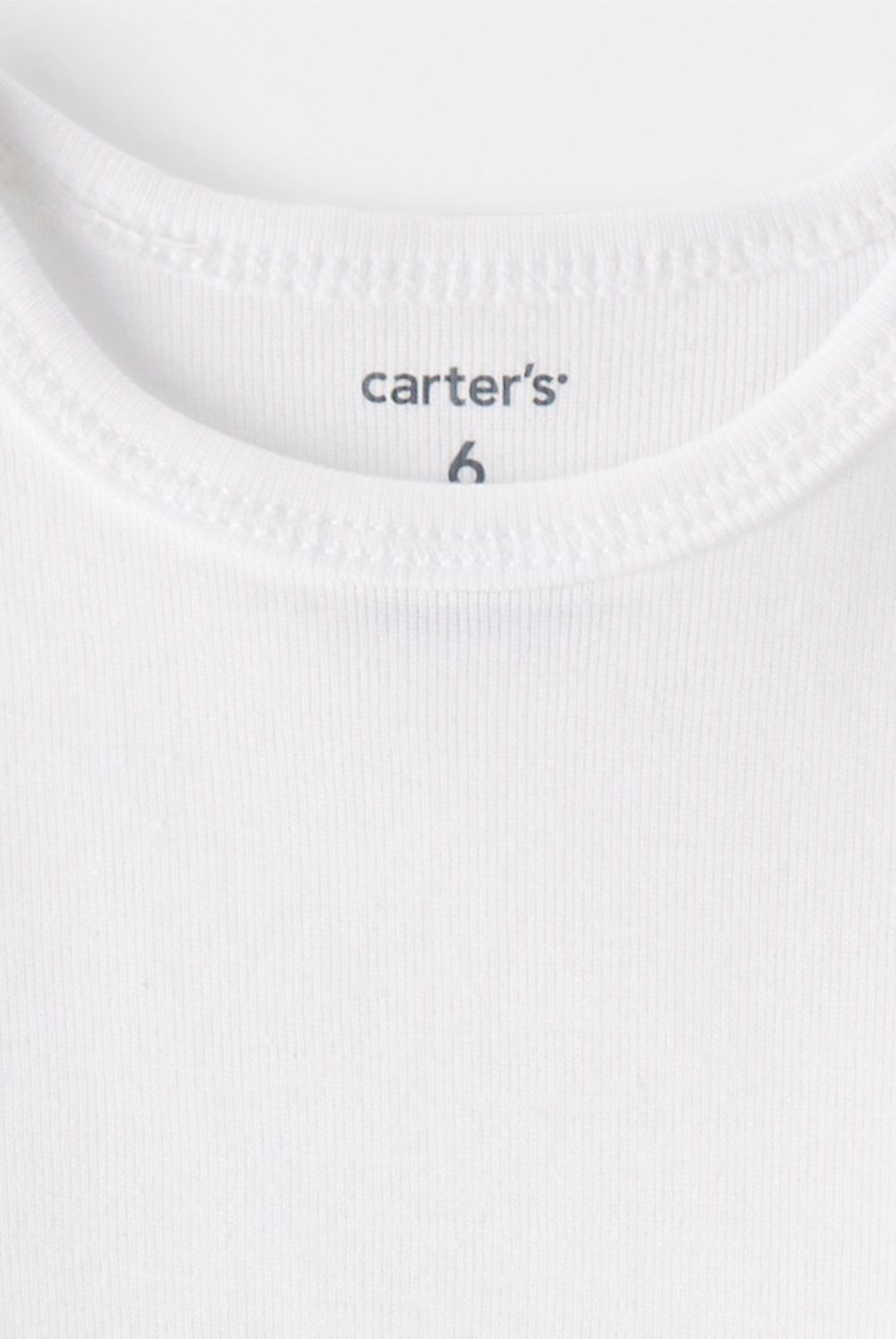 CARTER'S - Bodys Básicos Algodón Manga Corta Pack 5 Unidades Blanco Bebé Carter's