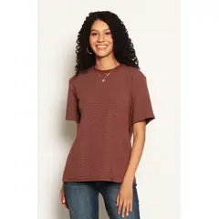 WADOS - POLERA MANGA CORTA LISTADO ESCOTE REDONDO
