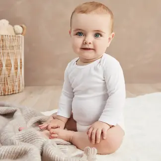 CARTER'S - Pack 4 Bodys Básicos Manga Larga Algodón Bebé Unisex