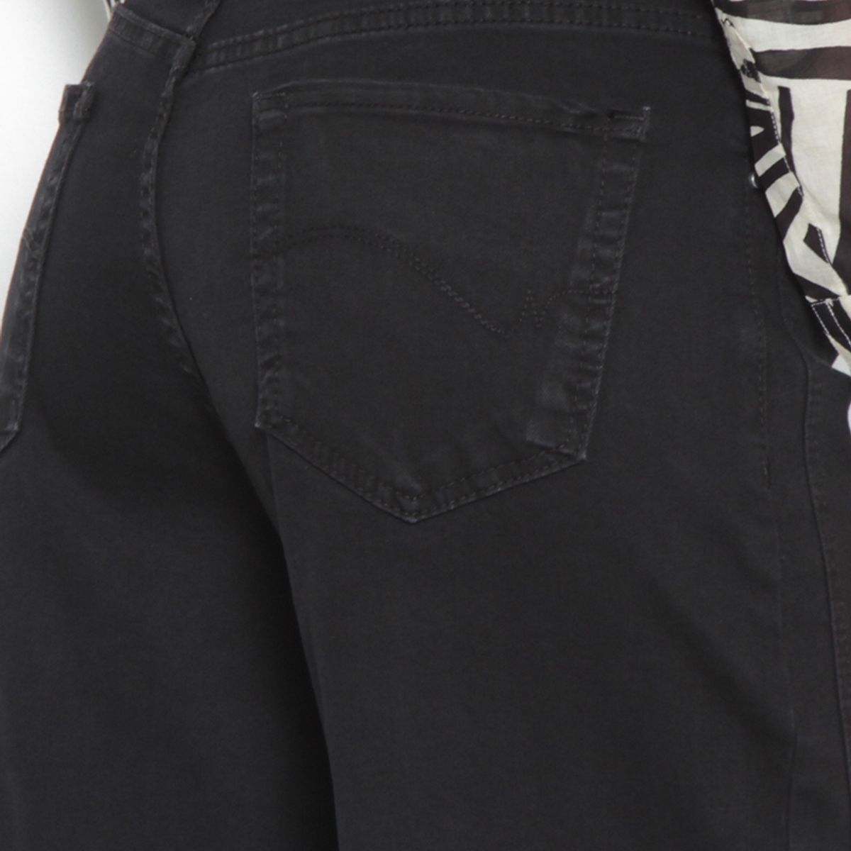 WADOS - JEANS MUJER PIERNA WIDE TIRO ALTO PRETINA BASICA UN BOTON