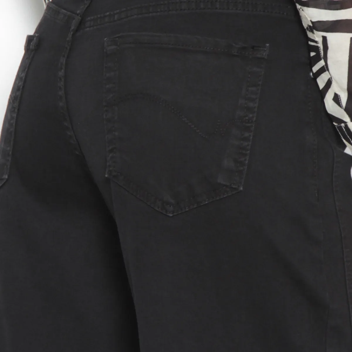 WADOS - JEANS MUJER PIERNA WIDE TIRO ALTO PRETINA BASICA UN BOTON