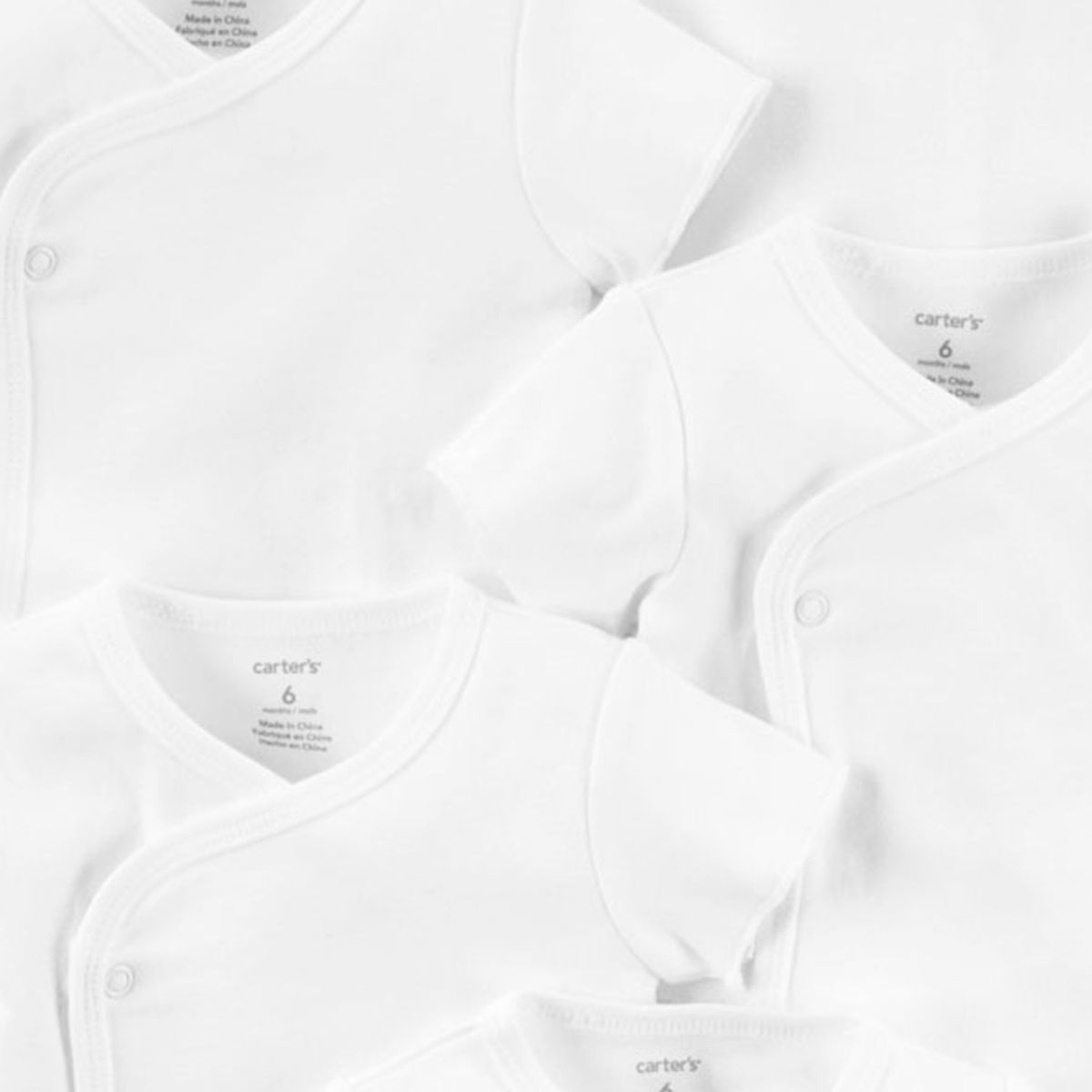 CARTER'S - Camisetas Básicas Algodón Manga Corta Pack 5 Unidades Unisex Bebé Carter's