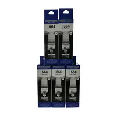 PACIFIC COLOR - PACK QUINTUPLE TINTA T664 - - NEGRO