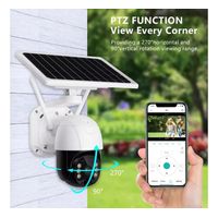 Cámara Seguridad Solar Wifi Exterior Hd Visión Nocturna Blanco Agregar a favoritos