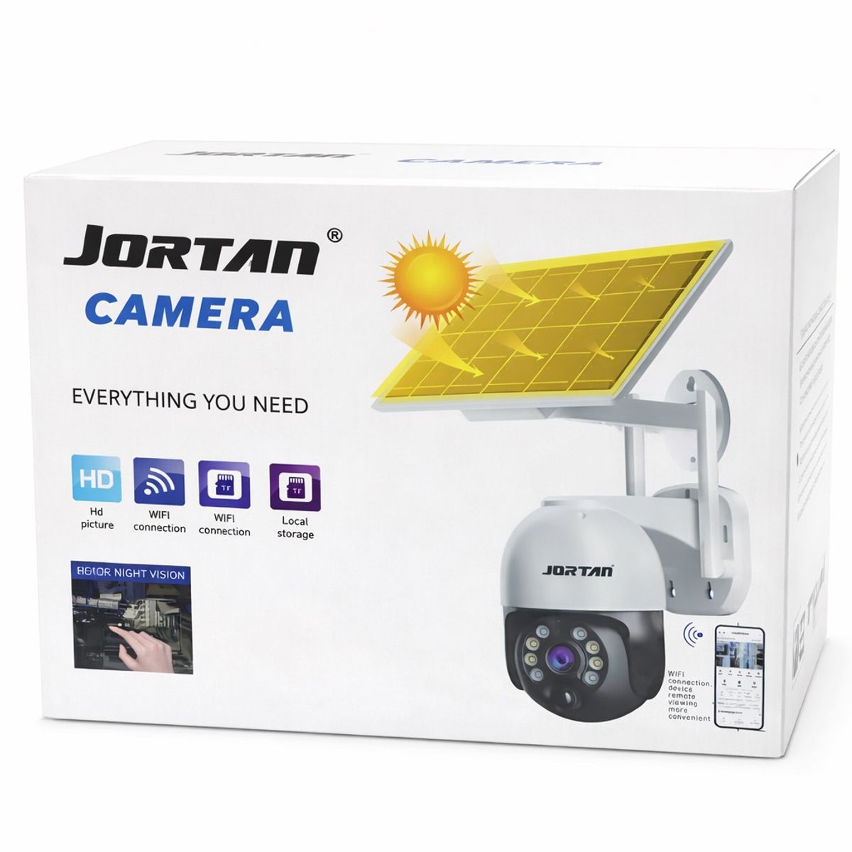 DOPA - Cámara Seguridad Solar Wifi Exterior Hd Visión Nocturna Blanco Agregar a favoritos