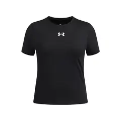 UNDER ARMOUR - Primera Capa Superior Niña G Heatgear Ss Superior Negro