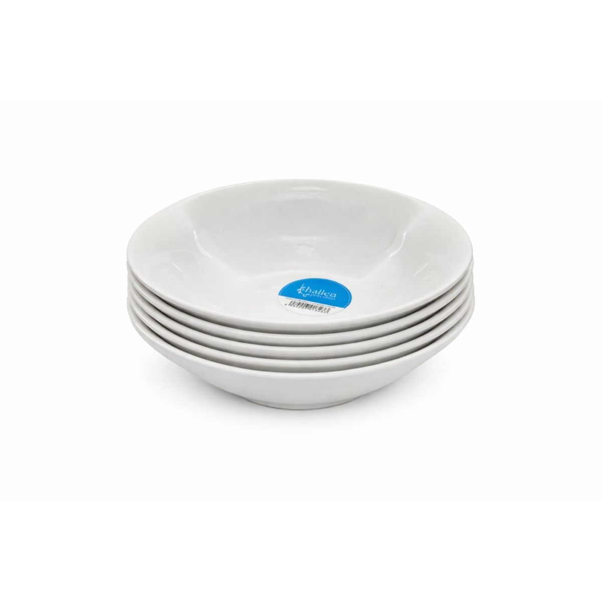 HALLEN - Plato Hondo Grande Porcelana  Plato Sopa Hallen - 23cm X6