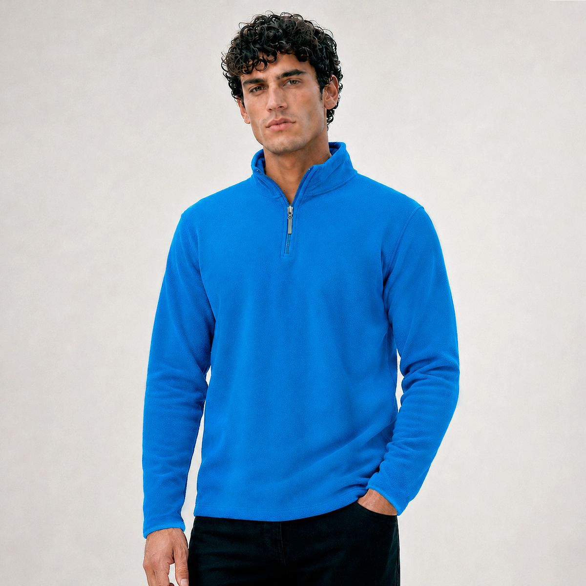 ROLY - Polera micropolar manga larga hombre