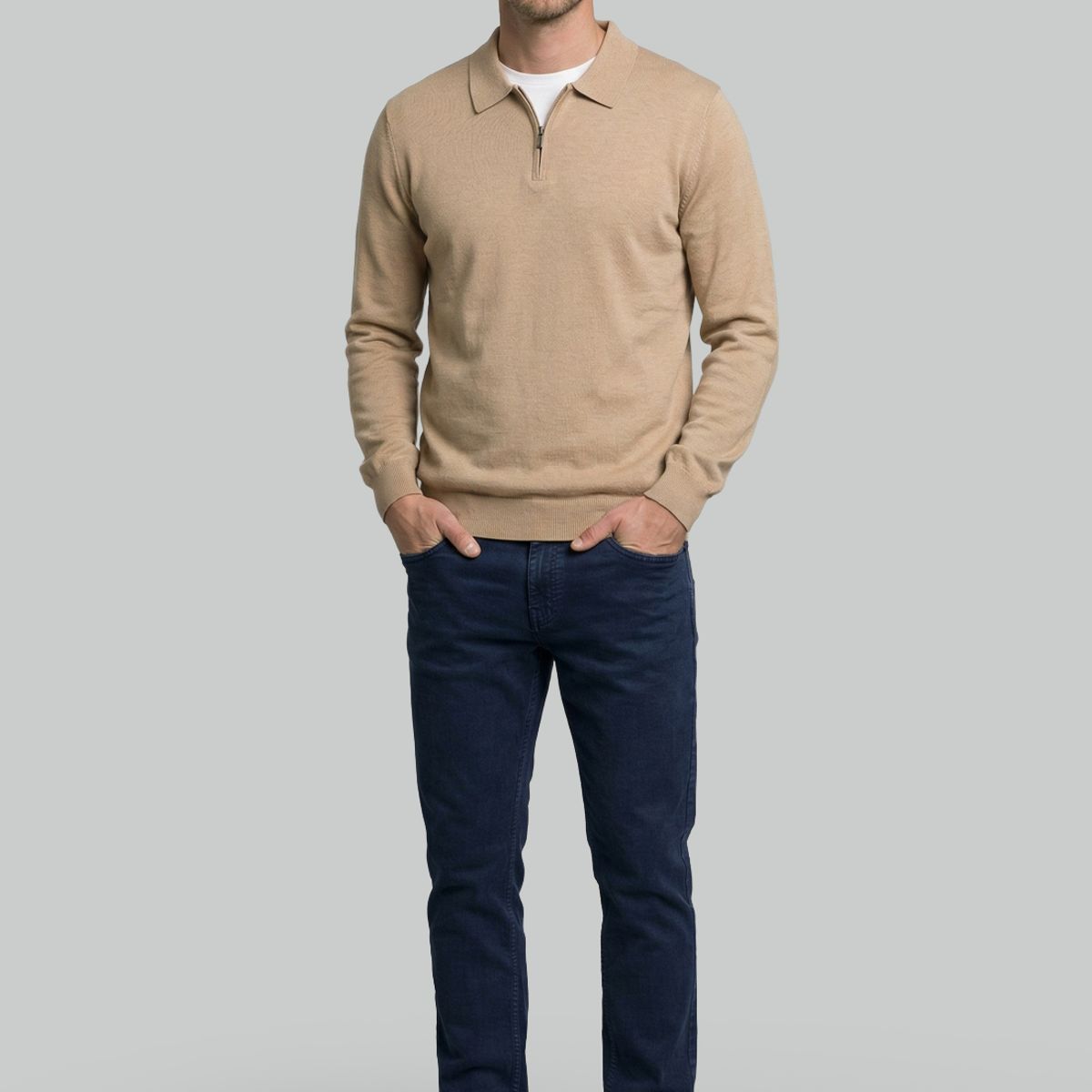 NEW MAN - Pantalón Belfast Navy New Man