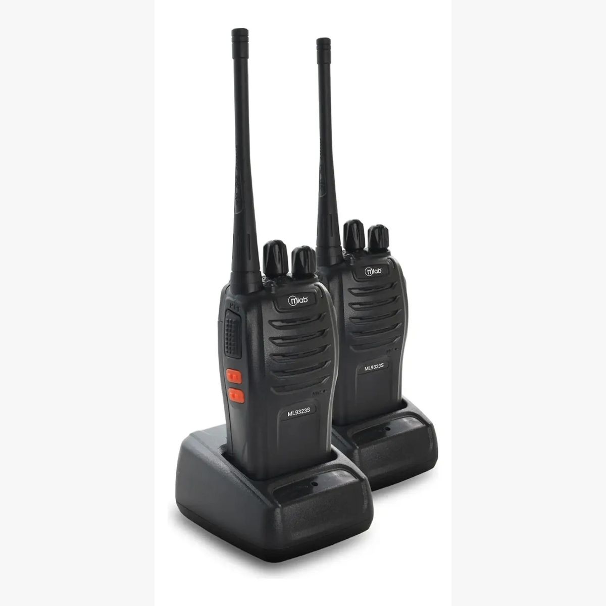 MLAB - Radio Intercomunicador Mlab Walkie-talkies Kit 2u Color Negro