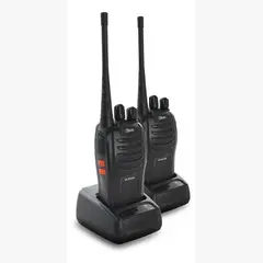 MLAB - Radio Intercomunicador Walkie-talkies Kit 2u Color Negro