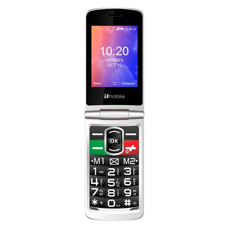 BMOBILE - Celular Bmobile C40 Senior 4G Gris