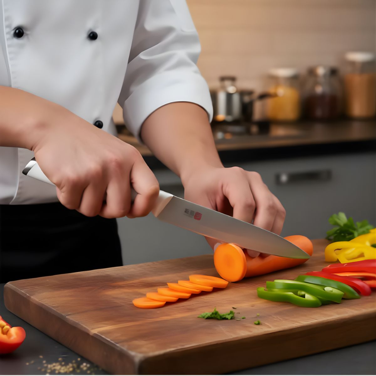 TITANIO - Cuchillo de Oficio Tokai 5 Pulgadas Acero Japones