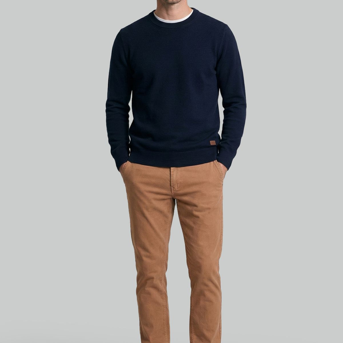 NEW MAN - Pantalón Belfast Camel New Man