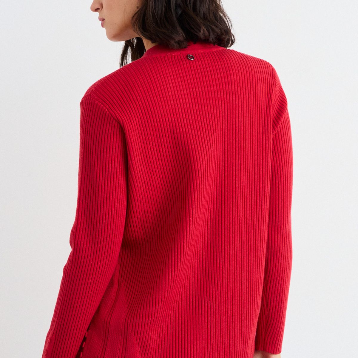 IO - Chaleco Liso Mujer Rojo Io