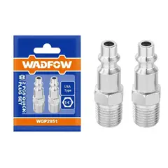 WADFOW - Conector Rapido Neumatico Tipo Usa Macho X2 Piezas 14