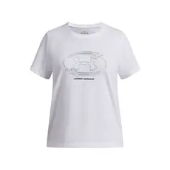 UNDER ARMOUR - Polera M/C Niña G Star Logo Lockertag Ss Polera Blanco