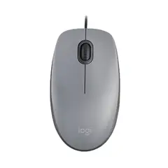 LOGITECH - Mouse M110 Silent Plateado, Alambrico