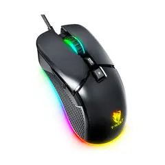 GENERICO - Mouse Gamer T-wolf G590 Rgb, 7200 Dpi 7 Botones Programables Negro