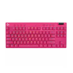 LOGITECH - Teclado Mecánico PRO X TKL Lightspeed Rosado