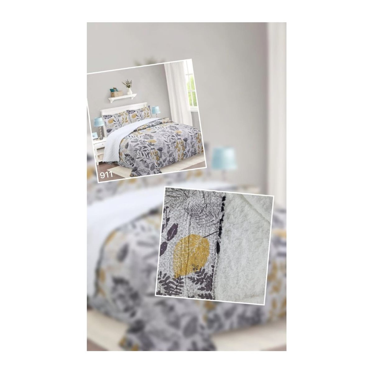GENERICO - Cubrecama Quilt Con Chiporro Diseño King