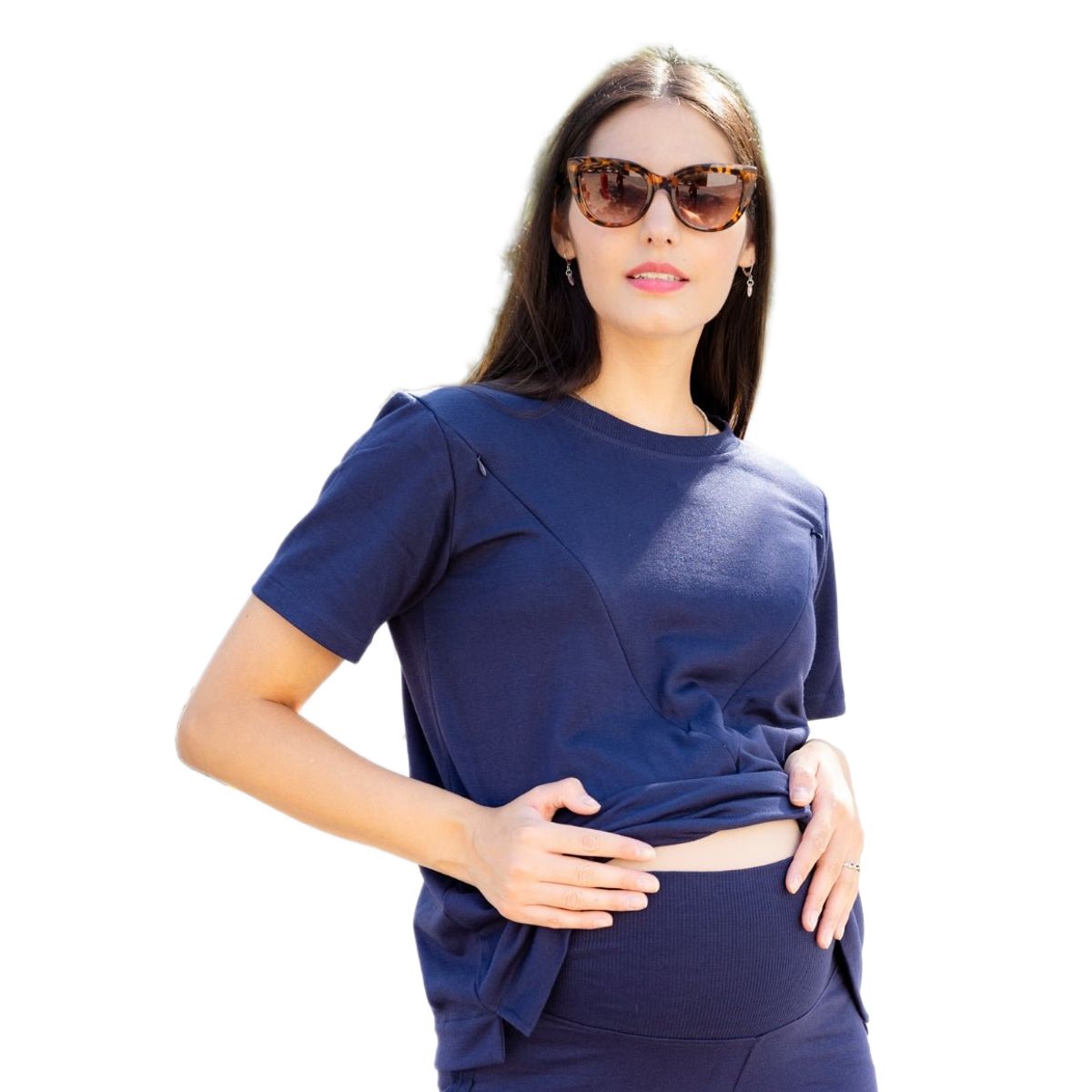 MADREMIA - Poleron Maternal Lactancia Marta con cierres Madremía