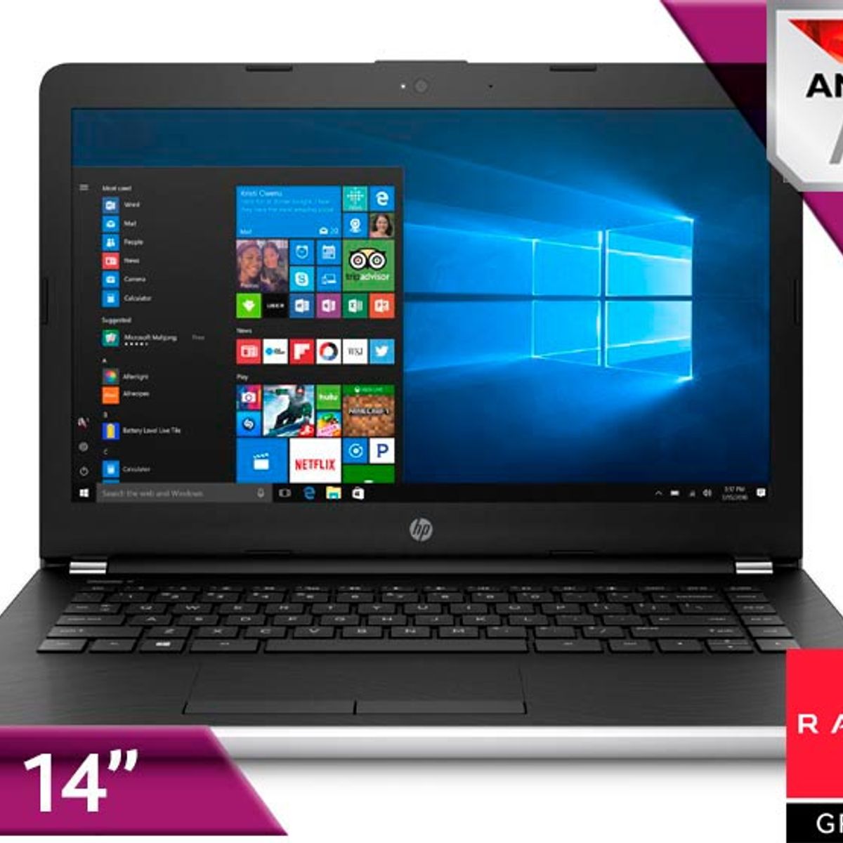 ASUS - NOTEBOOK 14-BW007LA AMD A9-9420 RADEON R5 8 GB RAM/ 240 GB SSD (REACONDICIONADO)