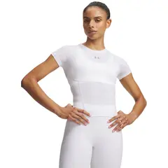 UNDER ARMOUR - Primera Capa Superior Mujer Heatgear Elite Ss Blanco